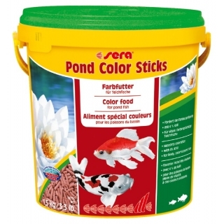 Sera pond color sticks 10л - корм для прудовых рыб