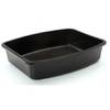 Туалет "SAVIC" "Oval tray" для кошек, средний, чёрный