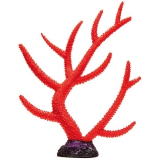 Пластиковый коралл красный 26x6,4x33,5 см
