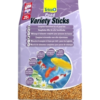 Tetra Pond Variety Sticks 25л - смесь кормов для прудовых рыб