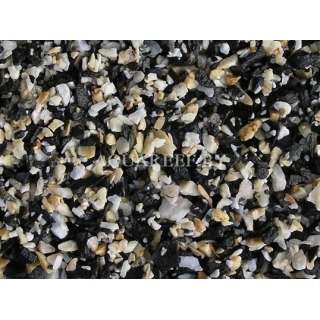 Грунт для аквариума черно-белый, 2 кг
