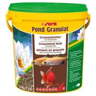 Sera Pond Granulat 10 л - гранулированный корм для прудовых рыб