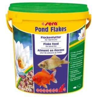 Sera Pond Flakes 10 литров - хлопья для прудовых рыб