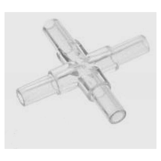 Четверник для трубки Ф-4 мм