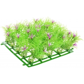 Пластиковый коврик зелёный, 15x15 см