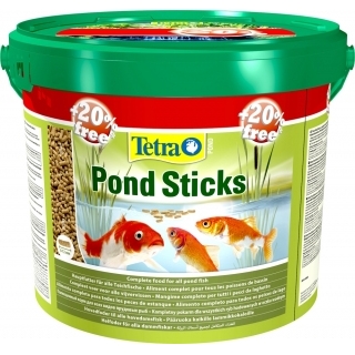 Tetra Pond Sticks 12 литров - корм для прудовых рыб 