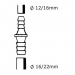 EHEIM соединитель шлангов, D 16/22 -12/16 мм (переходник разных диаметров)