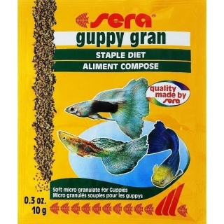 Sera Guppy Gran 10 гр