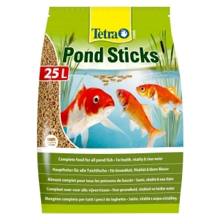 Tetra Pond Sticks 25 литров - корм для прудовых рыб 
