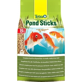 Tetra Pond Sticks 15 литров - корм для прудовых рыб 