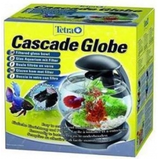 Tetra Cascade Globe Glas - Аквариум с фильтром и водопадом 6,8л черный