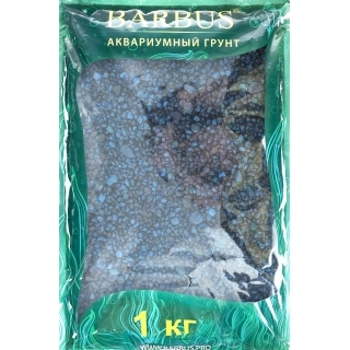 Barbus темно синий грунт 2-4мм 1 кг