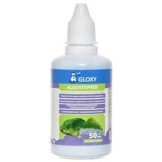 Кондиционер от водорослей в аквариуме Gloxy Algostopper 50 мл на 500 л